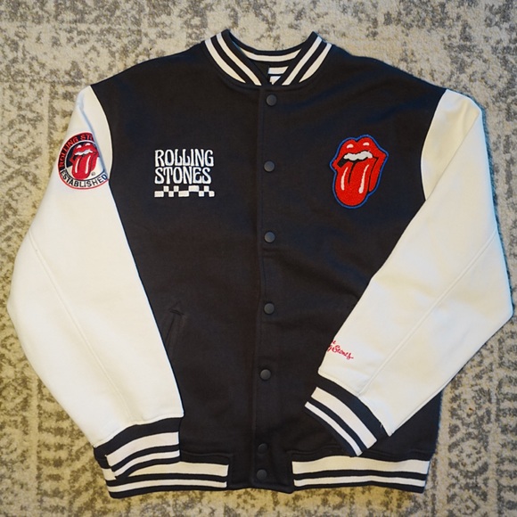 NEW! Zara ‘Rolling Stones’ Varsity Jacket - Picture 2 of 7